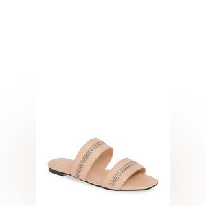 Rebecca Minkoff Marciann Zipper Leather Mules